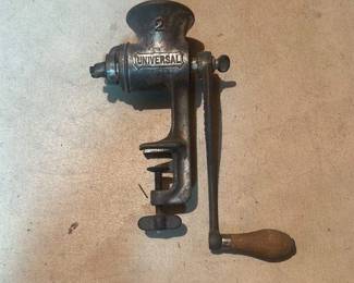 Universal No. 2 meat grinder