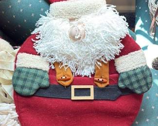 santa claus plush decoration