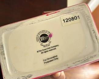 Coca-Cola Hinged Cooler Box with Jars