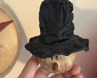 Handmade Folk Art Snowman Ornament