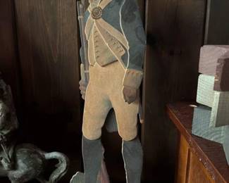 Hand painted Wooden Soldier Figurine