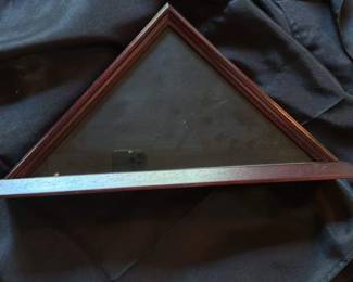 Triangular Flag Display Case