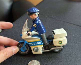 Playmobil Police Motorcycle with Officer