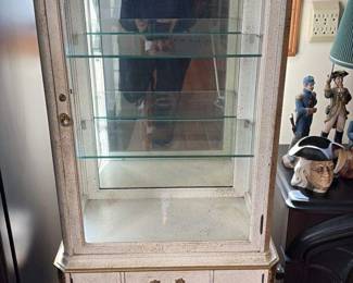Vintage Display Cabinet with Drawers