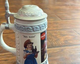 Coca-Cola "Just Like Old Times" Commemorative Stein