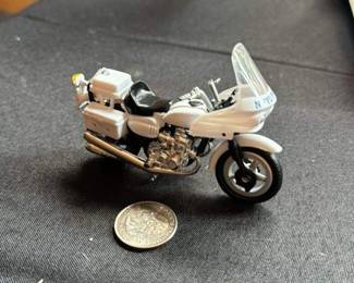 NYPD Police Motorcycle Diecast Model