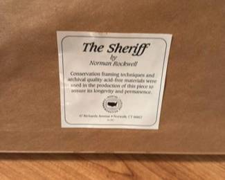 The Sheriff by Norman Rockwell