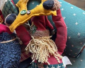 primitive santa claus doll