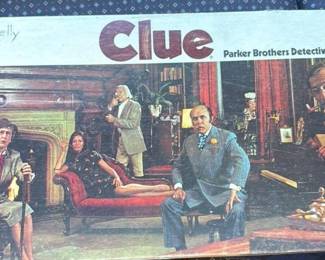 Clue Parker Brothers Detective Game