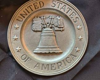 United States of America "Saturn V" Commemorative Plate