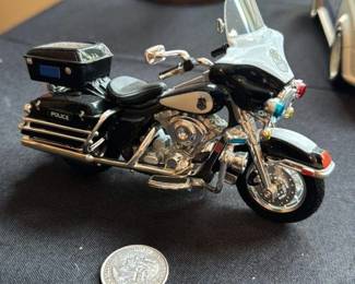 Diecast Police Motorcycle
