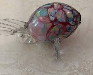Murano Art Glass Bird Figurine
