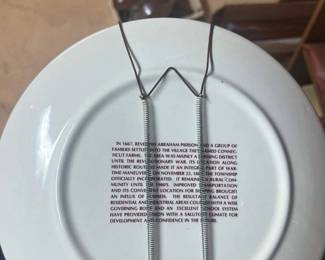 County of Union N.J. Inc. 1988 Bicentennial Celebration Plate