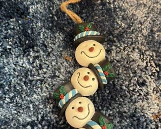 Snowman Garland ornament