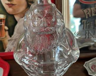 Coca-Cola Santa Claus Glass Bottle