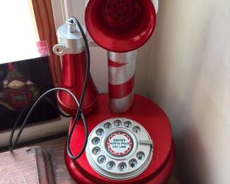 Santa's North Pole Hot Line Rotary Phone