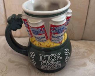 Budweiser "Luck of the Irish" Stein