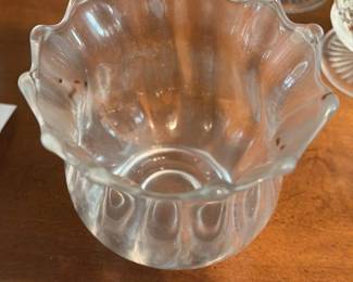 Pressed Glass Compote Dish