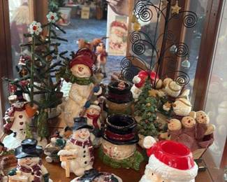 Assorted Ceramic Christmas Figurines