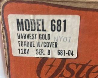 Oster electric Fondue with Controlled Heat