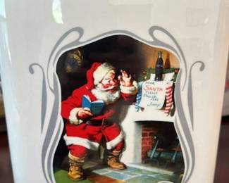 Coca-Cola Santa Claus Ceramic Cookie Jar
