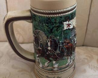 Budweiser Clydesdales Ceramic Stein