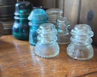 Glass Telegraph Insulators