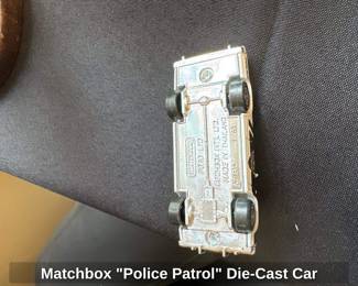 Matchbox "Police Patrol" Die-Cast Car