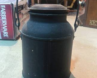 Antique Metal Milk Can