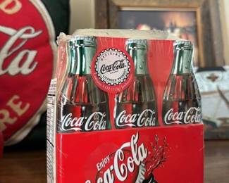 Coca-Cola Tin with 3 Bottles