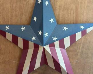 American Flag Barn Star