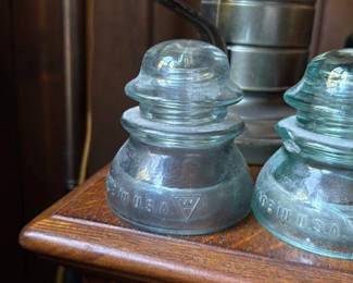Glass Telegraph Insulators