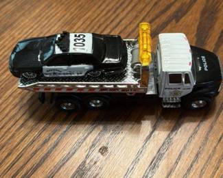 Die-Cast Police Tow Truck with Car
