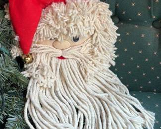 santa claus mop doll