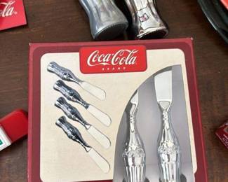Coca-Cola Bottle Cheese Spreaders Set