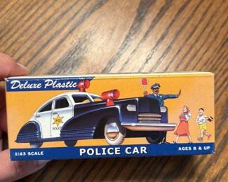 Deluxe Plastic Police Car