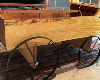 Vintage Wooden Wagon