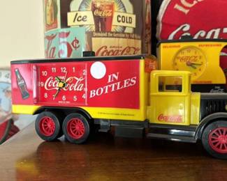Coca-Cola Delivery Truck Clock