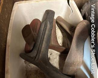 Vintage Cobbler's Shoe Forms