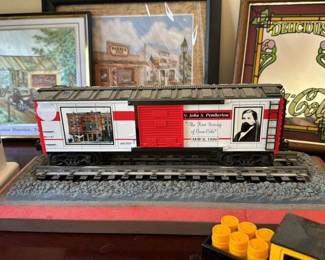 Coca-Cola Dr. John S. Pemberton "The First Serving of Coca-Cola " Train Car