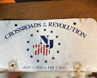 New Jersey "Crossroads of the Revolution" Commemorative Plate