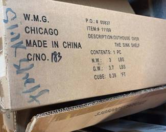 W.M.G. Chicago Outhouse Over the Sink Shelf