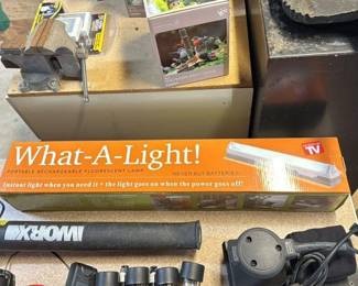 What-A-Light! Portable Rechargeable Fluorescent Lamp