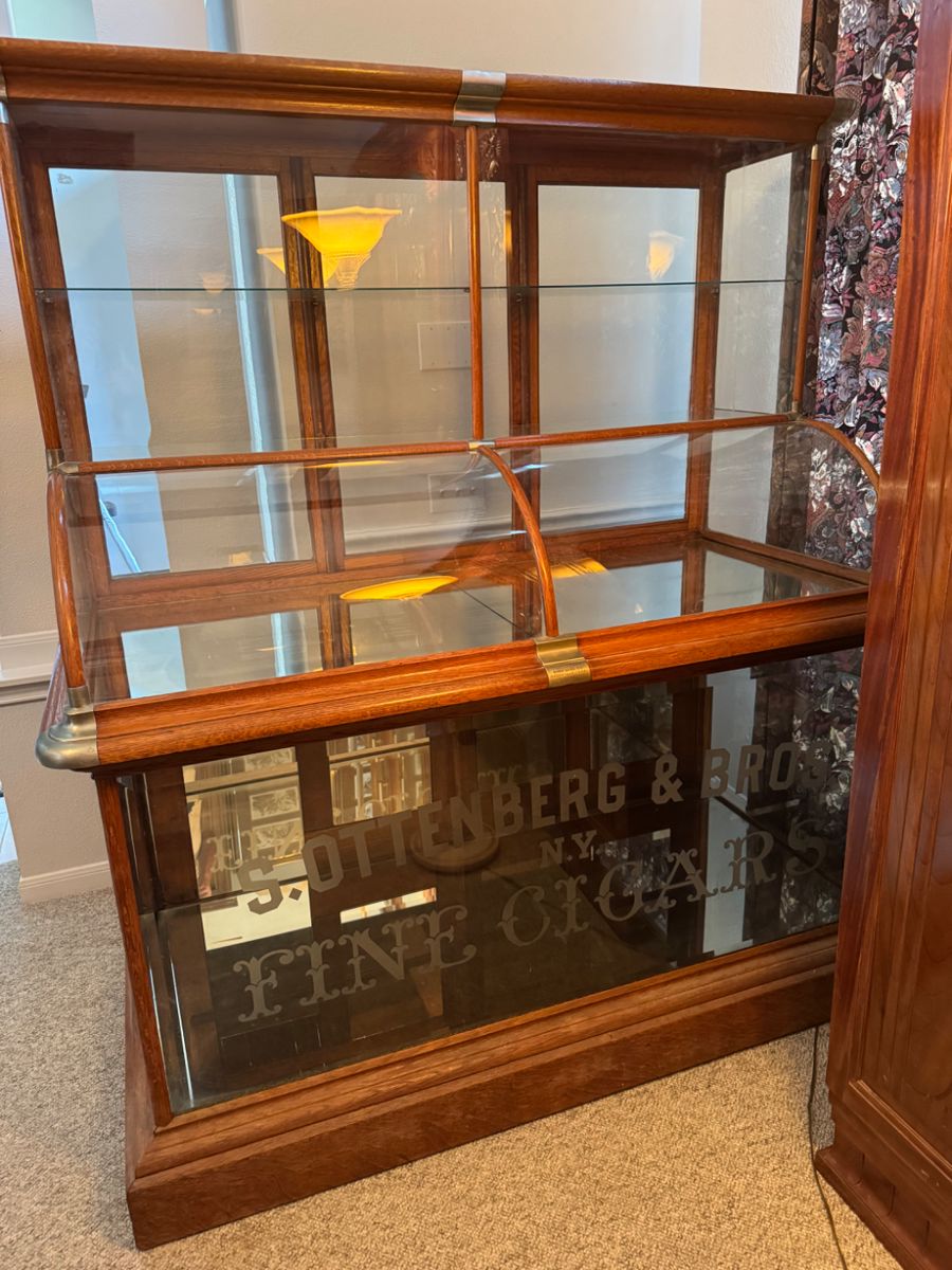Antique Store Display Cabinet
