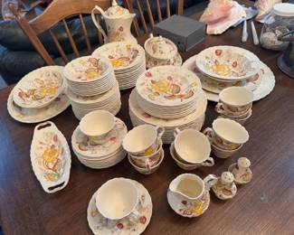 Vernon Rose Dish Set