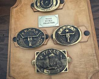 Texas Belt Buckle Collection