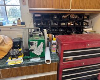 Grinder Polishing Machine, Tool Box
