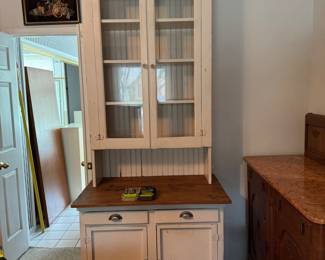 Antique Hoosier Style Cabinet