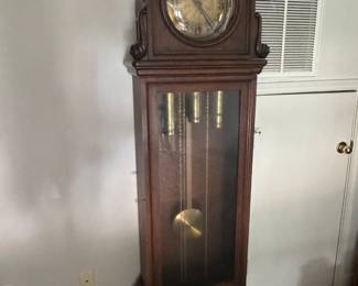 Antique German Grandfather Clock