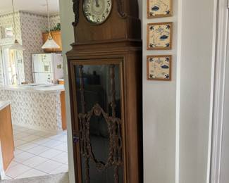 Antique German Grandfather Clock